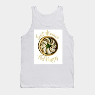 Eat Momos Feel Happy Tibetan Comfort Food Tank Top